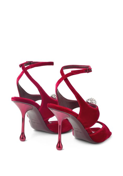 Ruby red 95 Orb sandals Jimmy choo - women JIMMY CHOO | ORB95IQBRDCRYSTL